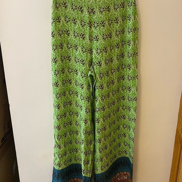 NWT Zara Loose Leg Printed Boho Pants - Picture 4 of 6